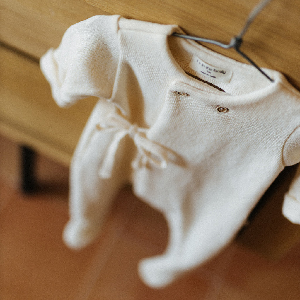 1+ In The Family Baby Havre Jumpsuit Ecru Cream