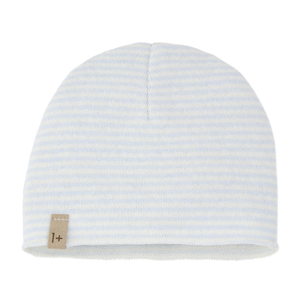 1+ In The Family Baby Honore Hat Ciel Blue Stripes