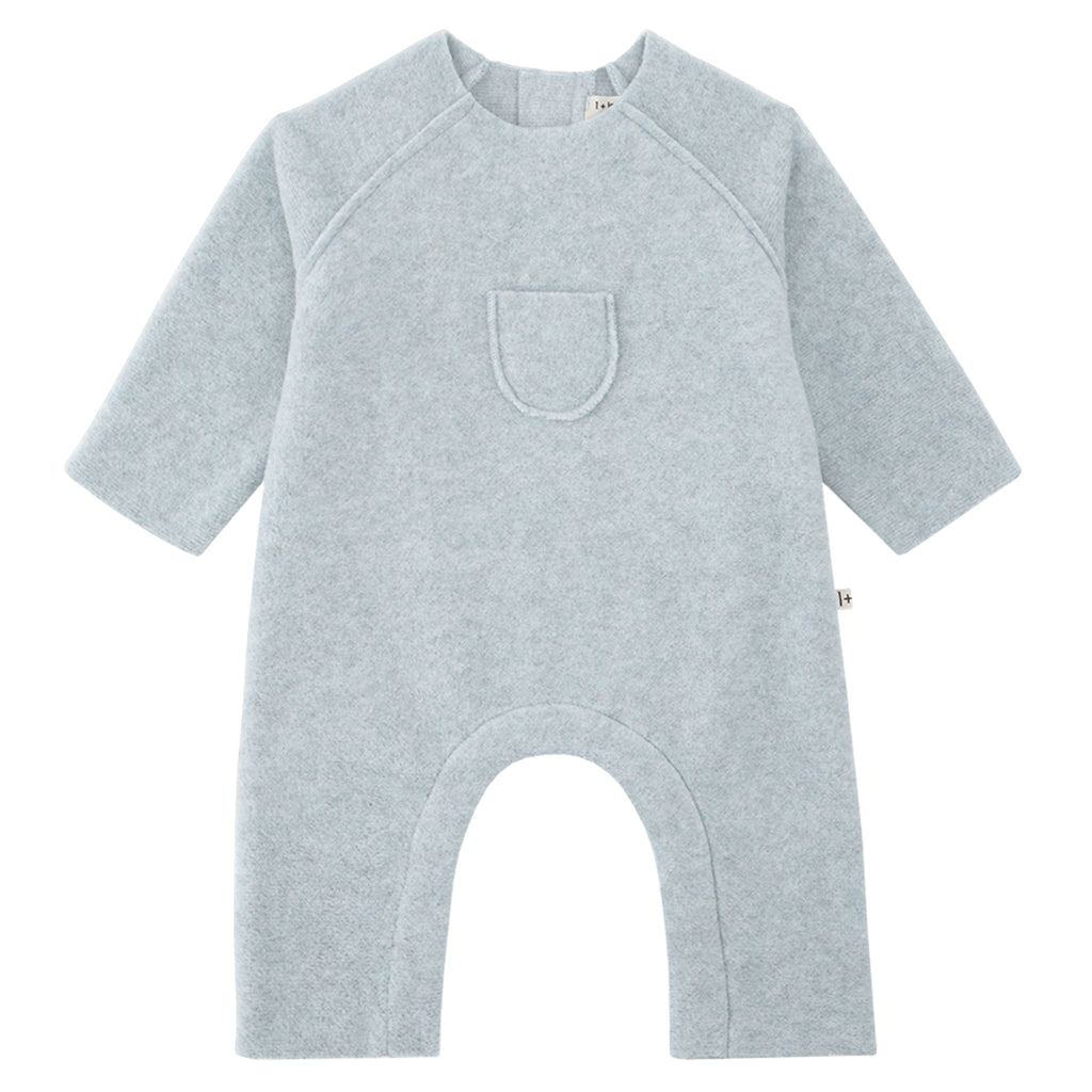 1+ In The Family Baby Dijon Jumpsuit Ciel Blue