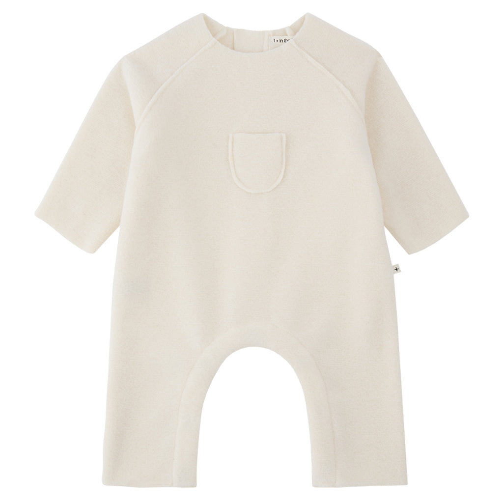 1+ In The Family Baby Dijon Jumpsuit Ecru Cream
