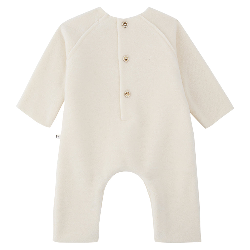 1+ In The Family Baby Dijon Jumpsuit Ecru Cream