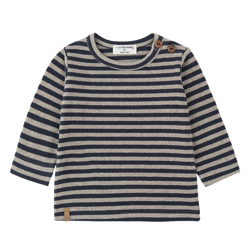 1+ In The Family Baby And Child Varese T-shirt Blue Stripes