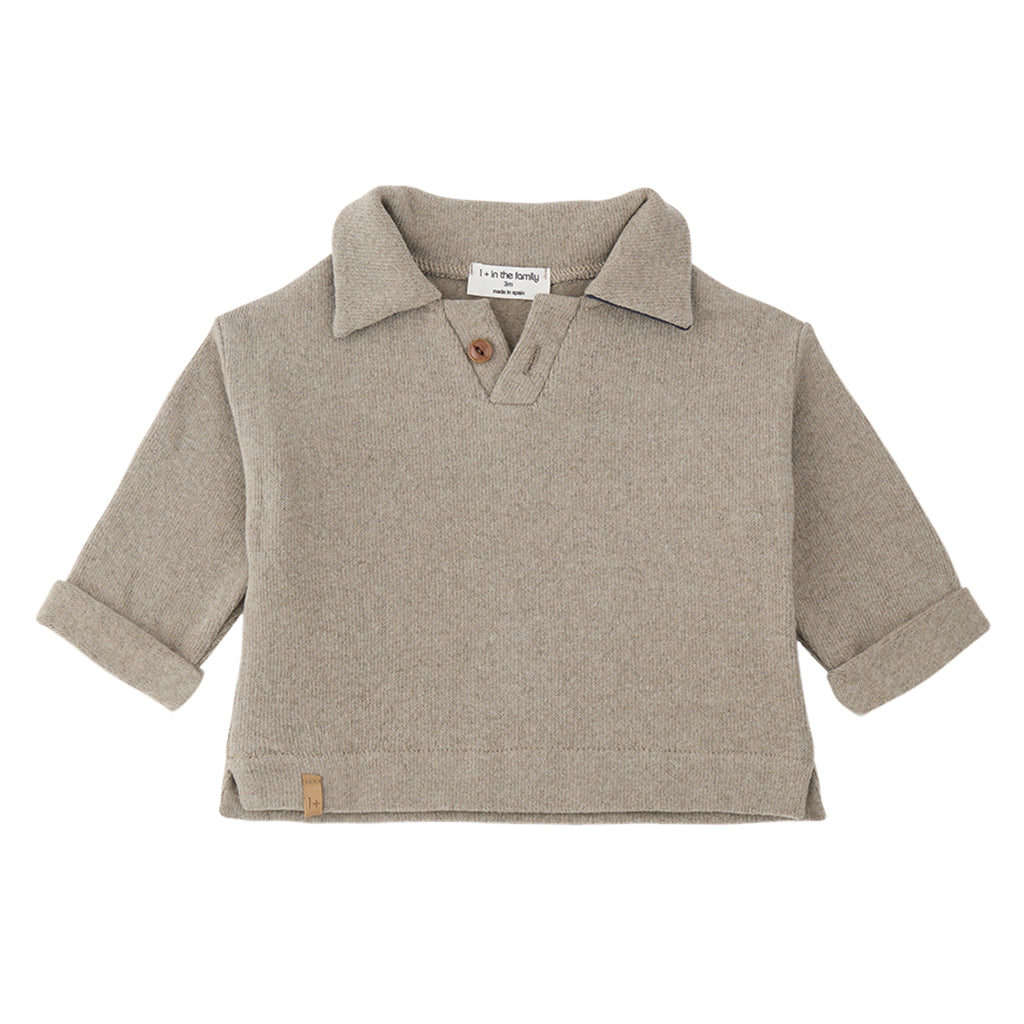 1+ In The Family Baby And Child Monterosso Sweater Canapa Brown