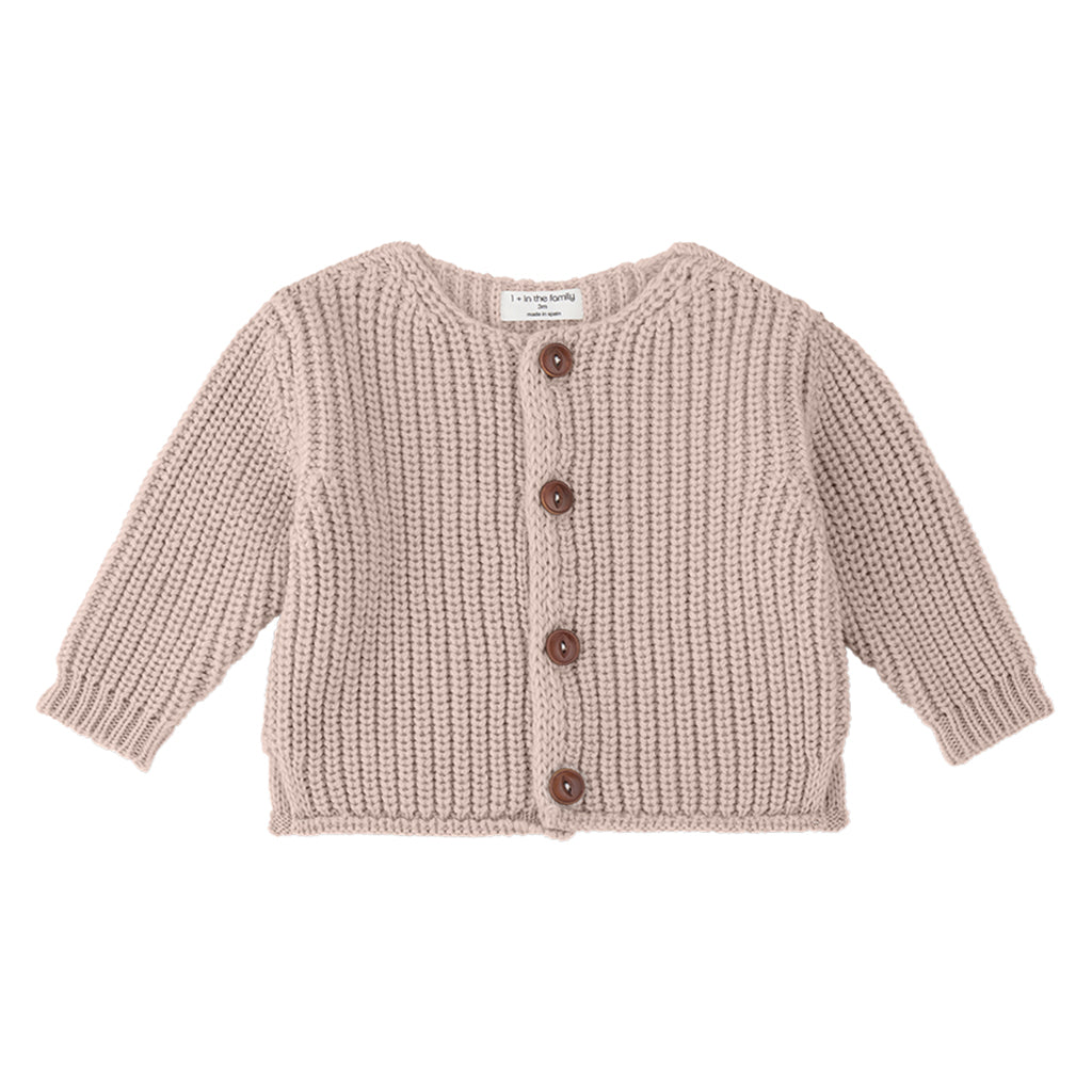 1+ In The Family Baby And Child Antibes Cardigan Light Pink