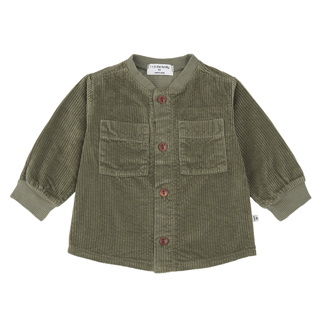 1+ In The Family Baby And Child Watson Shirt Khaki Green