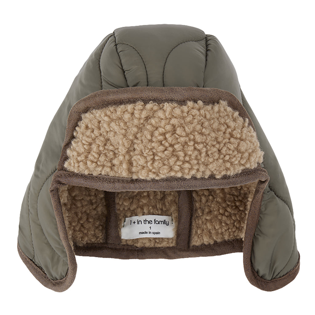 1+ In The Family Baby And Child Yukon Hat Khaki Green