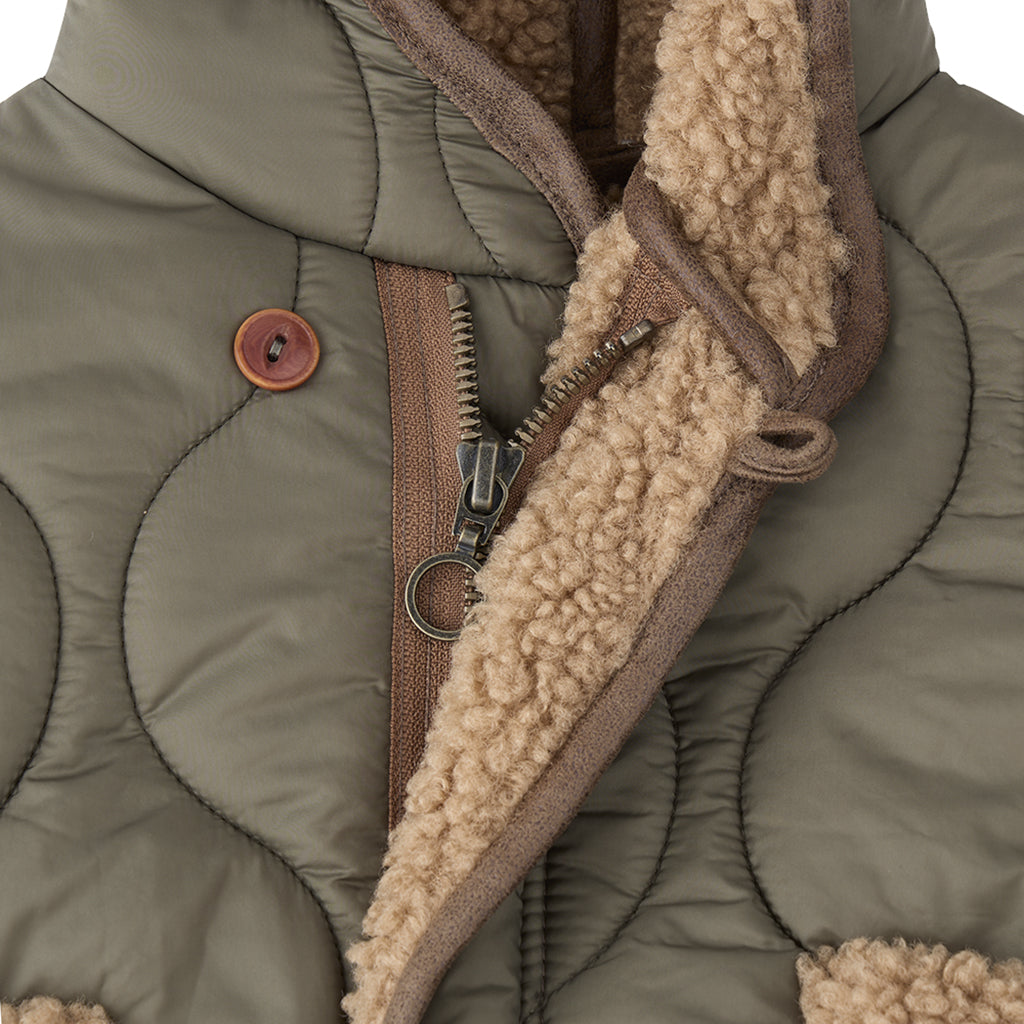 1+ In The Family Baby And Child Calgary Jacket Khaki Green