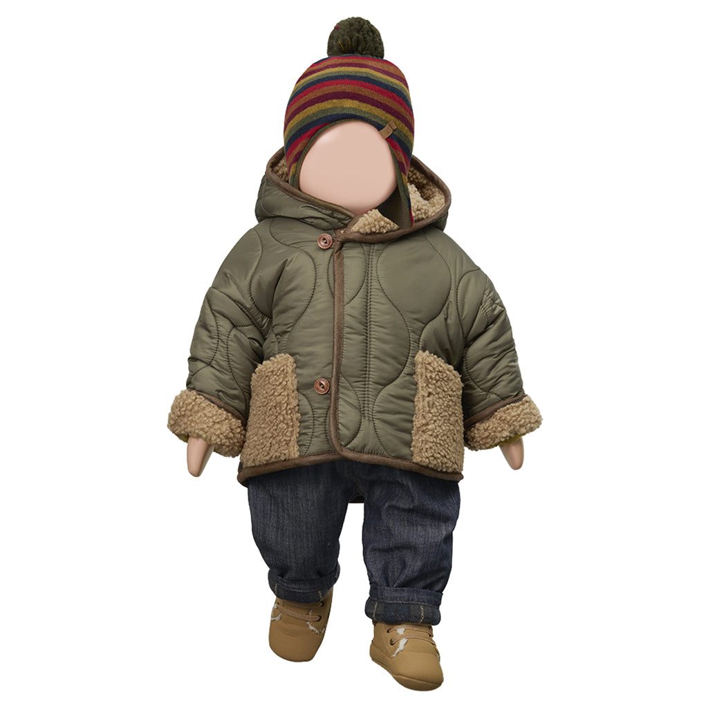 1+ In The Family Baby And Child Calgary Jacket Khaki Green