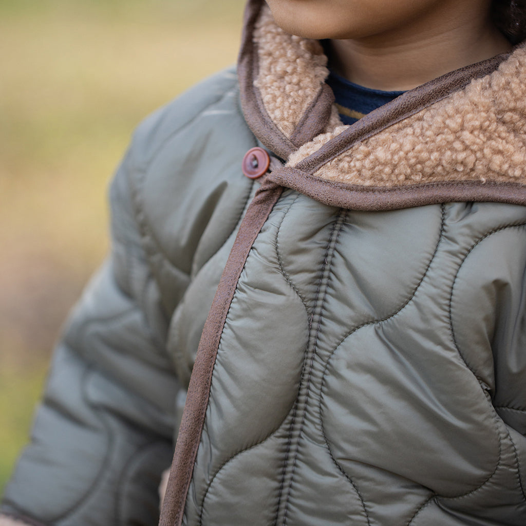 1+ In The Family Baby And Child Calgary Jacket Khaki Green