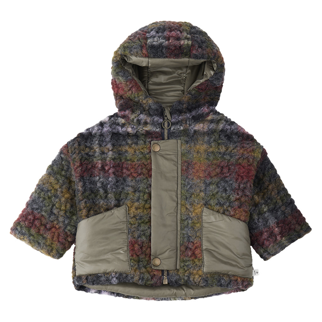 1+ In The Family Baby And Child Toronto Jacket Khaki Green Plaid