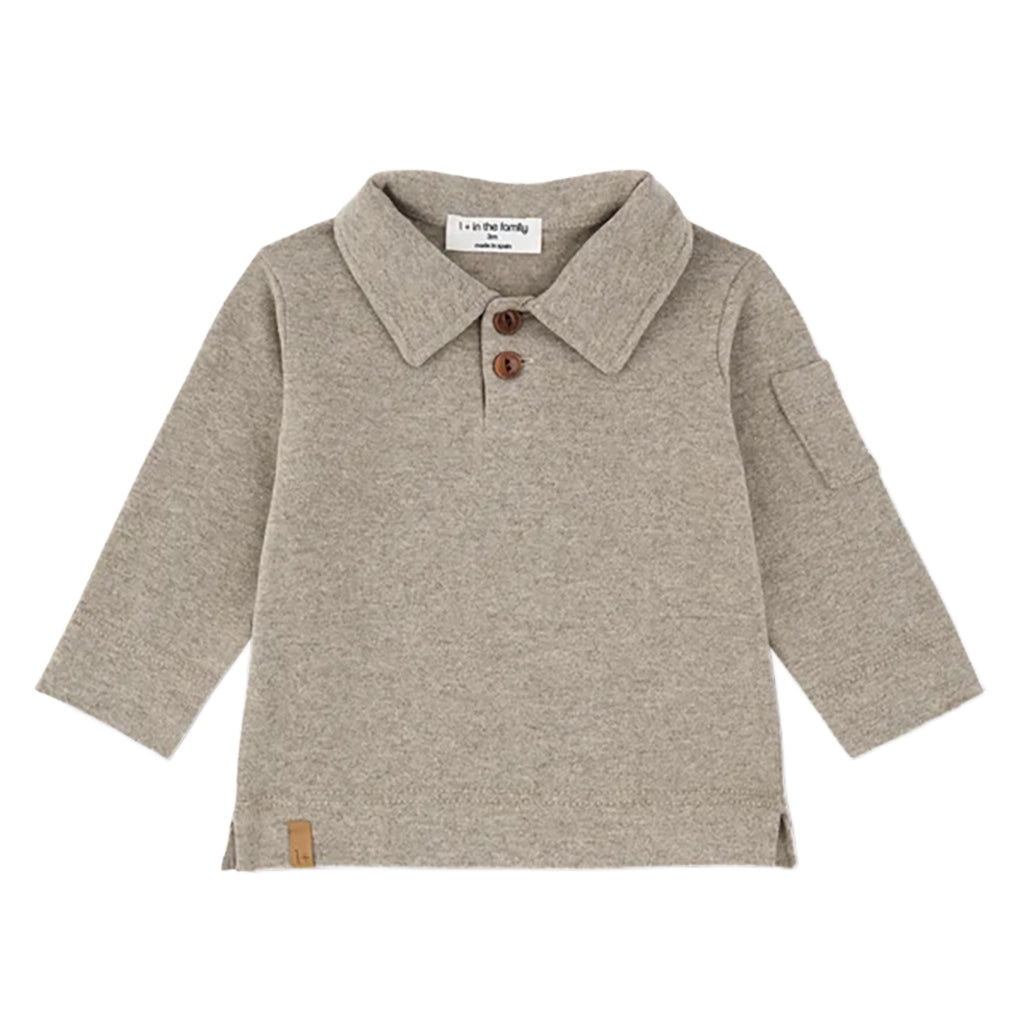 1+ In The Family Baby And Child Osimo Shirt Canapa Brown