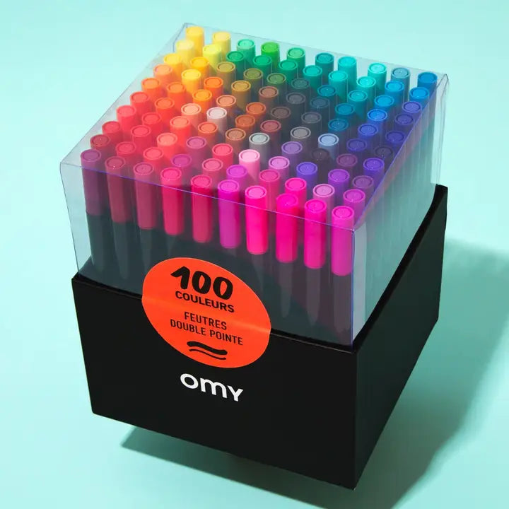Omy Box of 100 Markers New