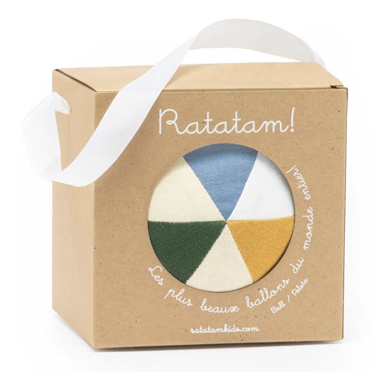 Ratatam Baby Fabric Ball 10 cm Mustard