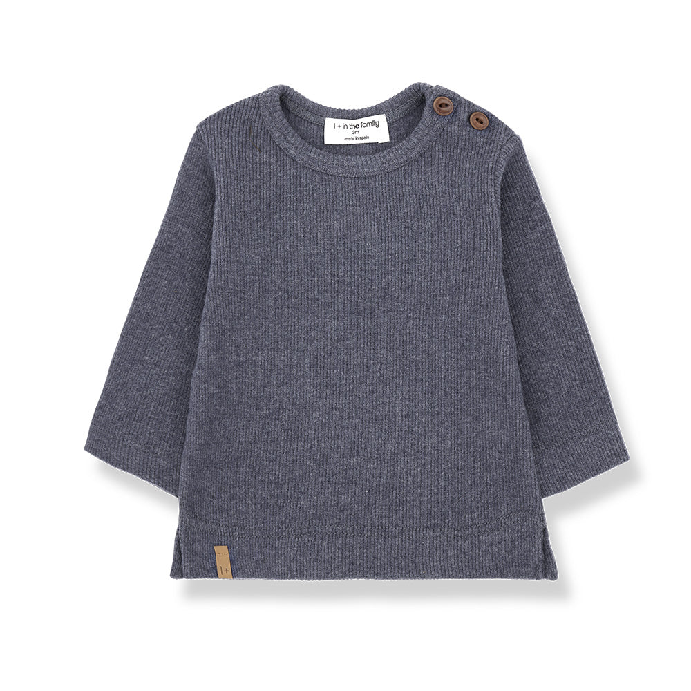 1+ In The Family Baby And Child Alfons T-shirt Denim Blue