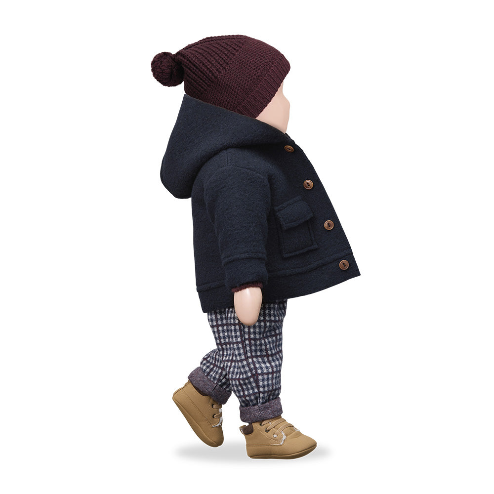 1+ In The Family Baby And Child Elias Hooded Jacket Dark Navy Blue