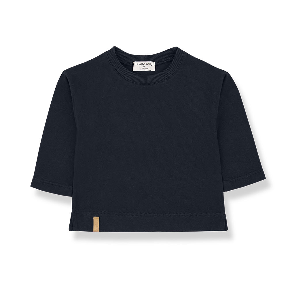 1+ In The Family Baby And Child Esben T-shirt Dark Navy Blue