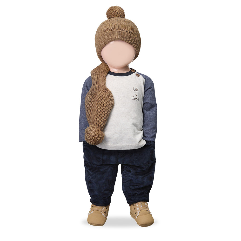 1+ In The Family Baby And Child Louis Pants Dark Navy Blue