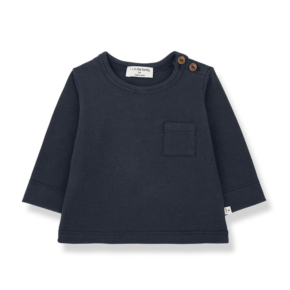 1+ In The Family Baby And Child Oriol T-shirt Dark Navy Blue