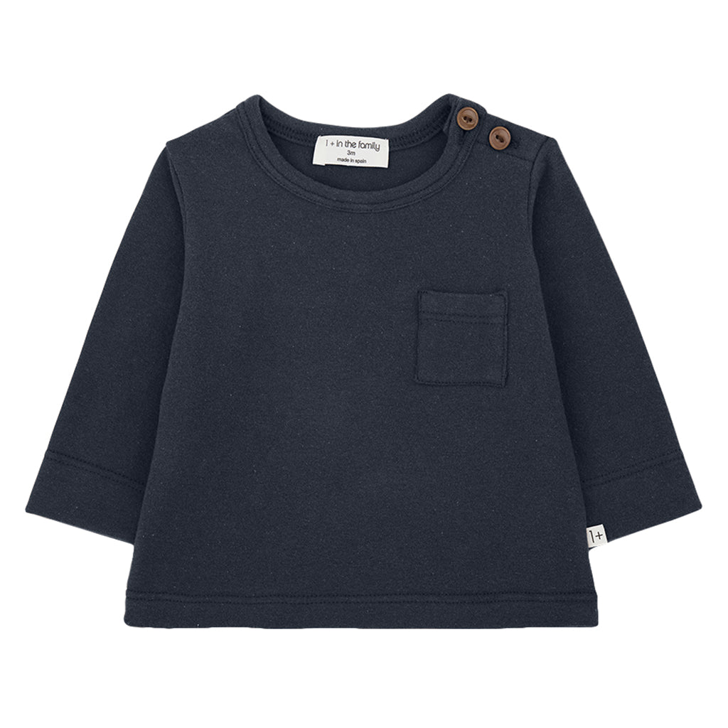 1+ In The Family Baby And Child Oriol T-shirt Dark Navy Blue