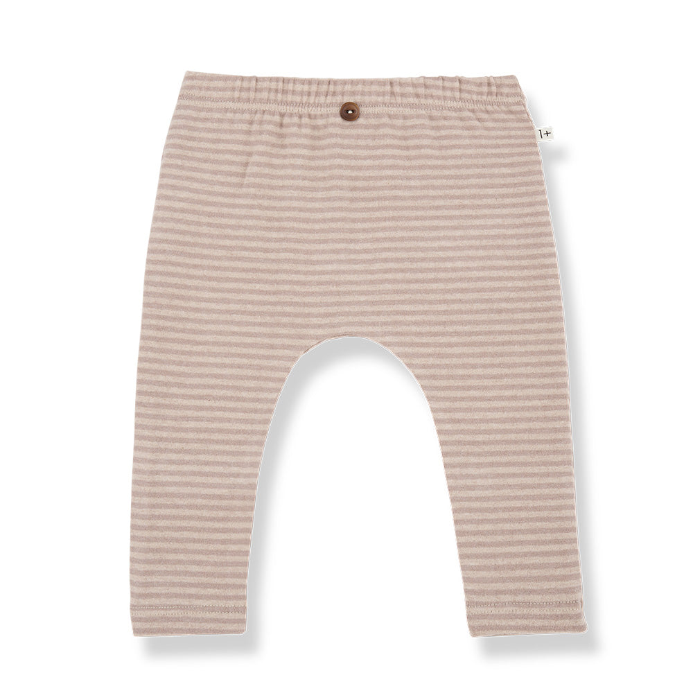 1+ In The Family Baby And Child Pia Leggings Light Pink Stripes