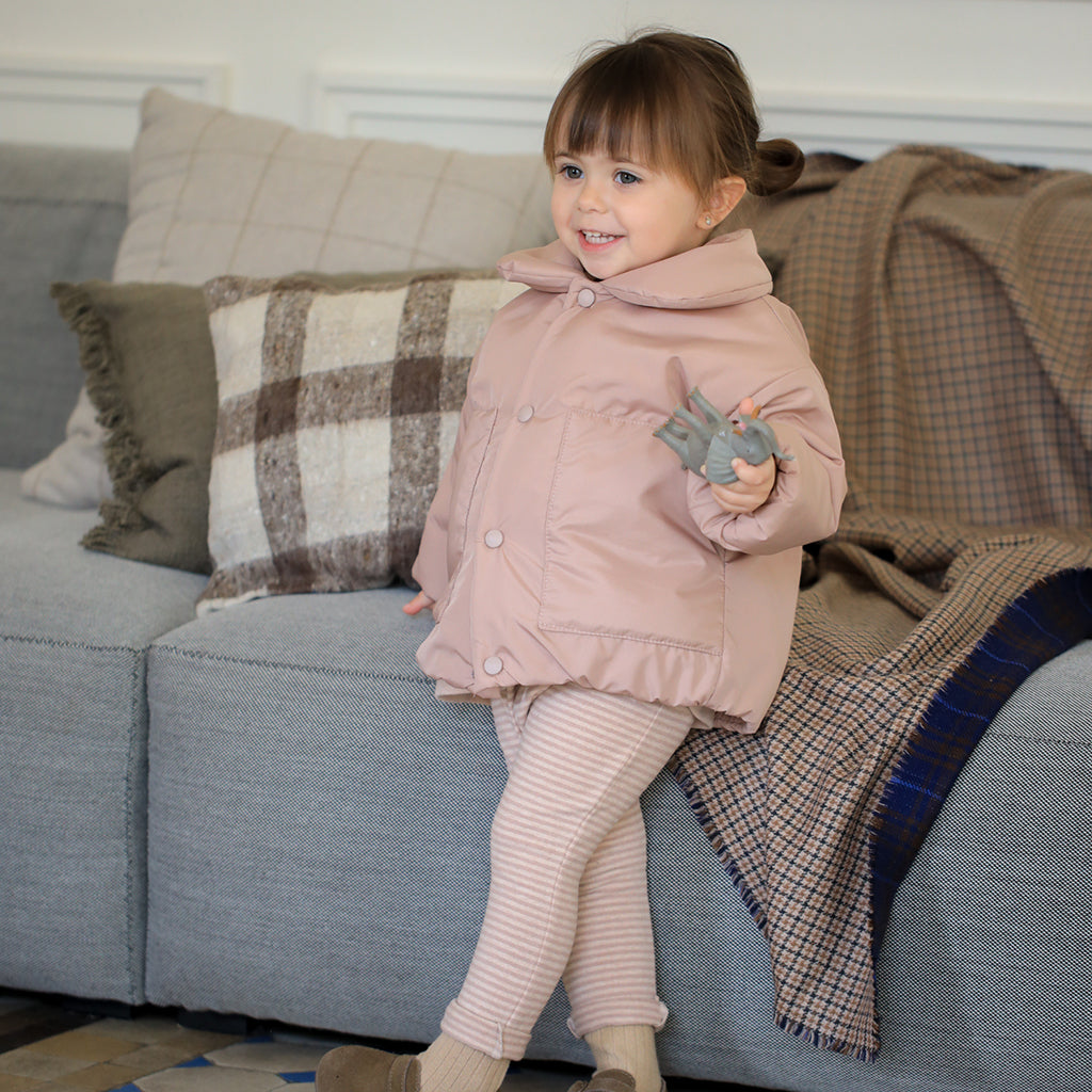 1+ In The Family Baby And Child Pia Leggings Light Pink Stripes