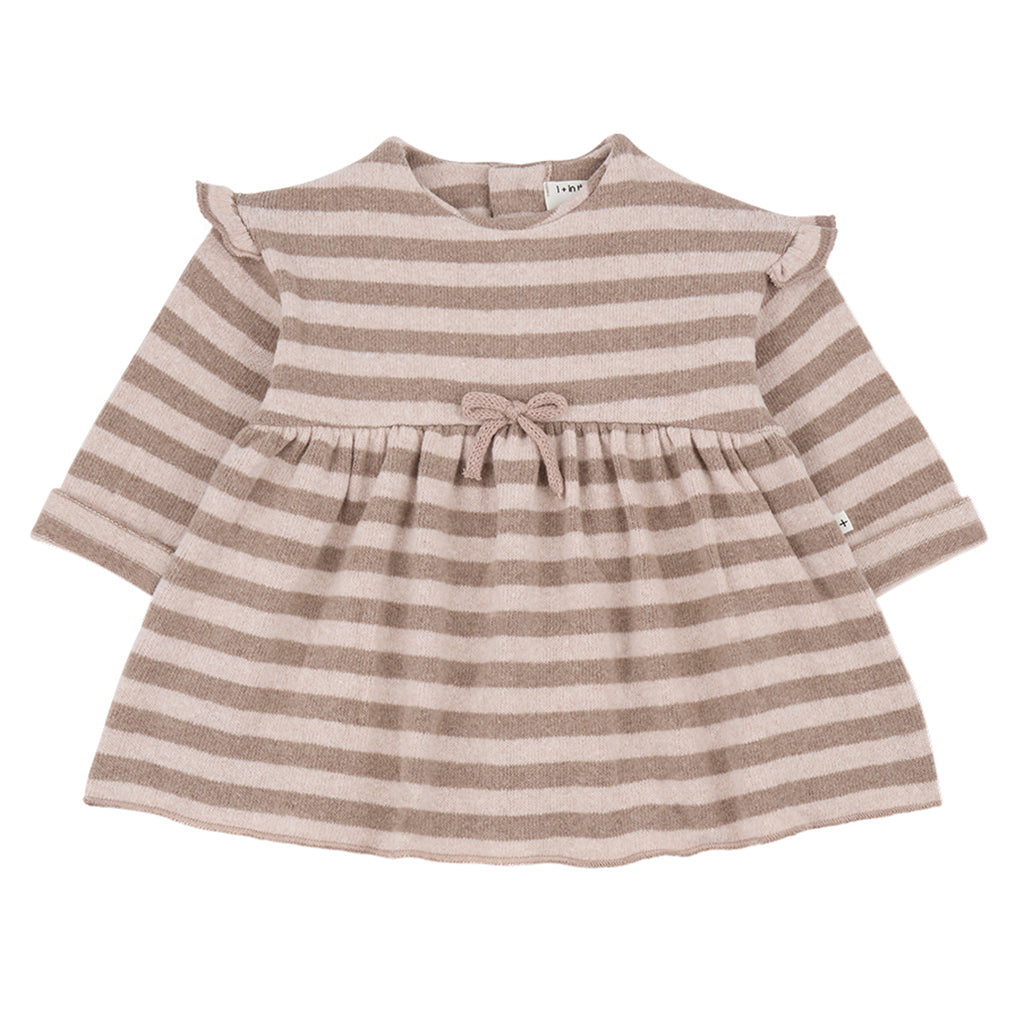 1+ In The Family Baby And Child Thea Dress Light Pink Stripes