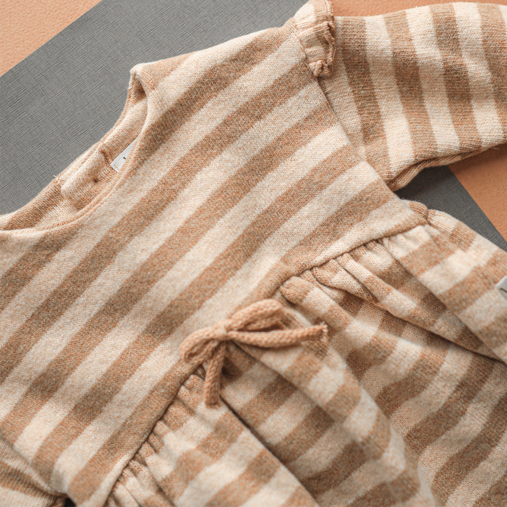 1+ In The Family Baby And Child Thea Dress Light Pink Stripes