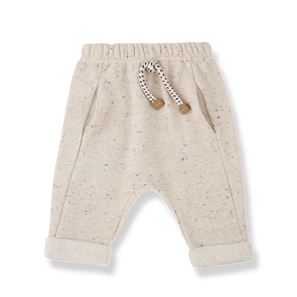 1+ In The Family Baby And Child Tobhias Sweatpants Rice Cream