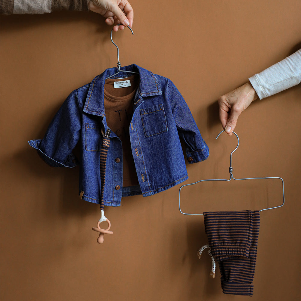 1+ In The Family Baby And Child Viggo Shirt Denim Blue