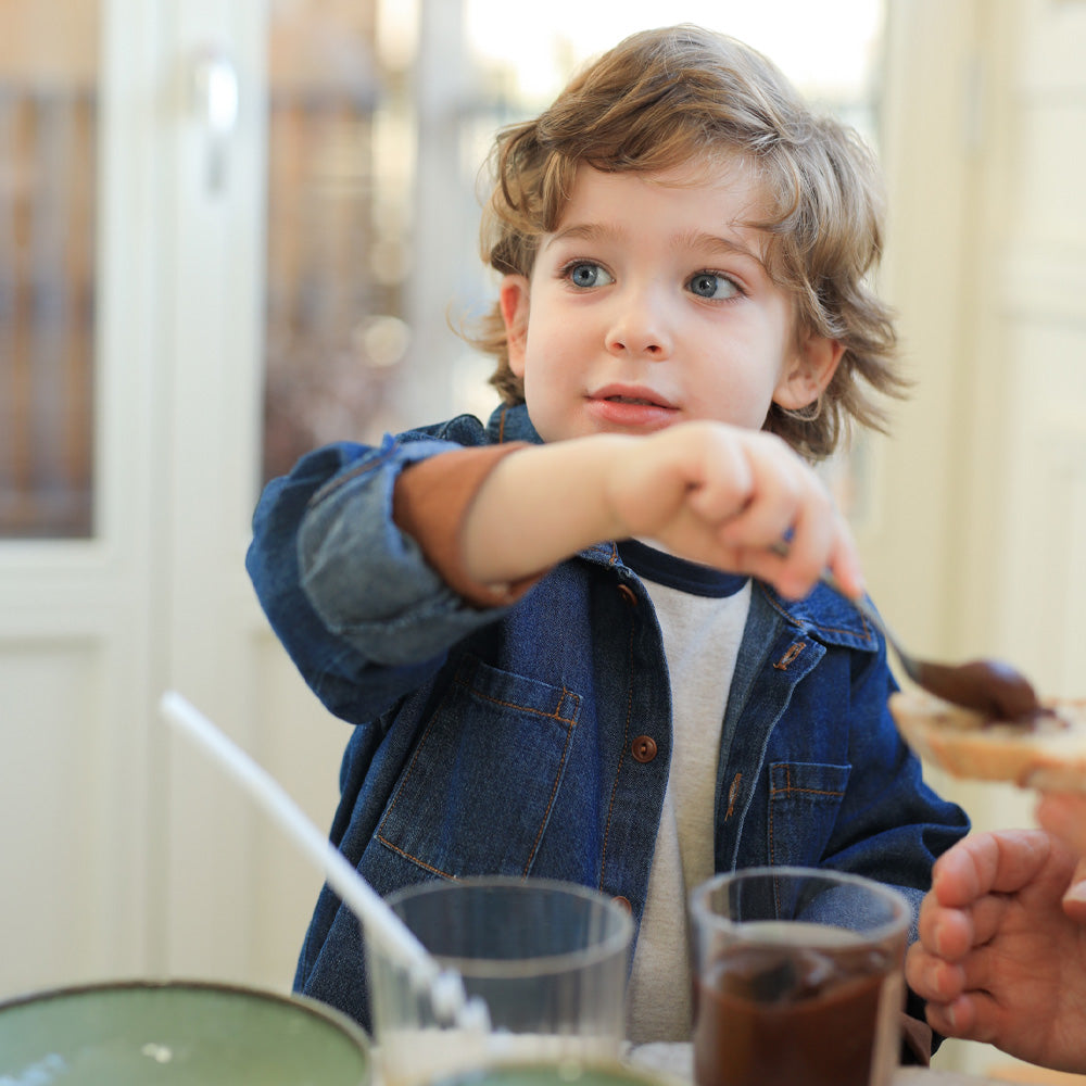 1+ In The Family Baby And Child Viggo Shirt Denim Blue