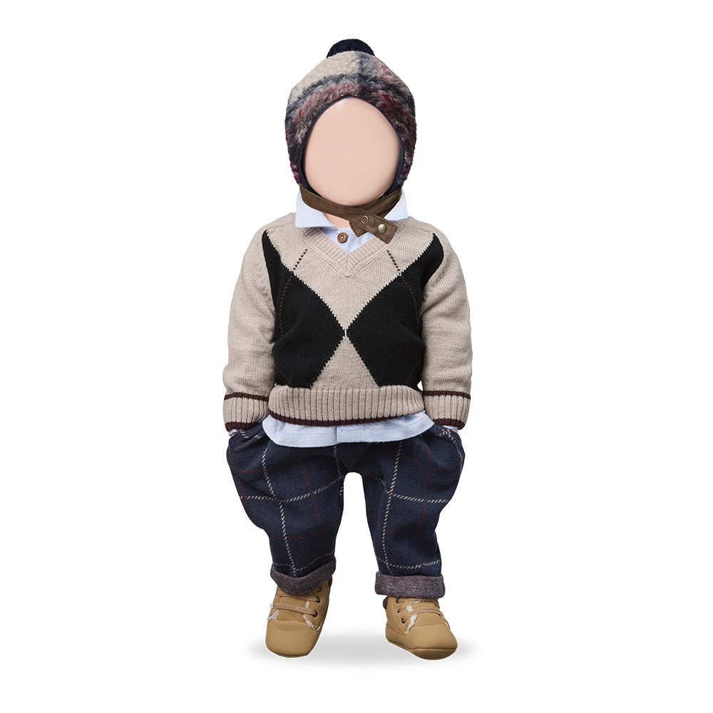 1+ In The Family Baby And Child Viktor Shirt Blue