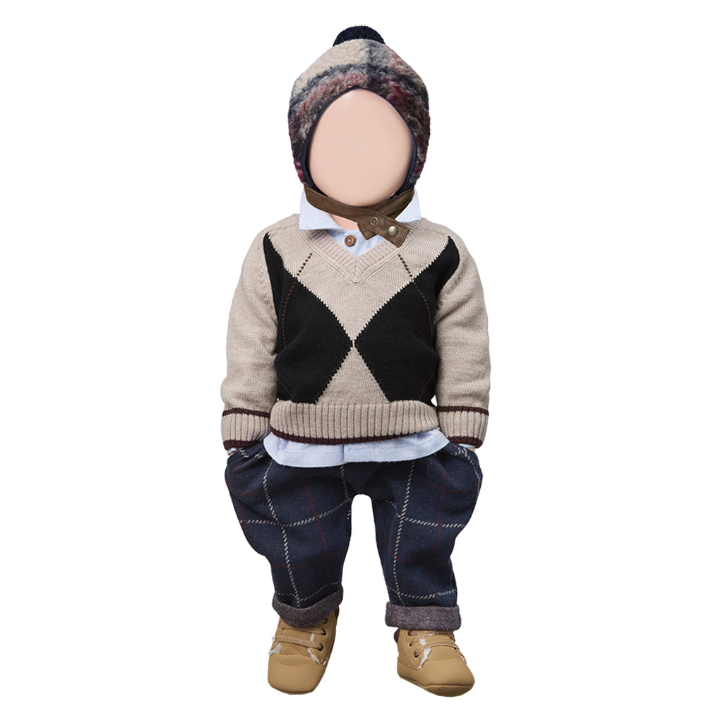 1+ In The Family Baby And Child Viktor Shirt Blue