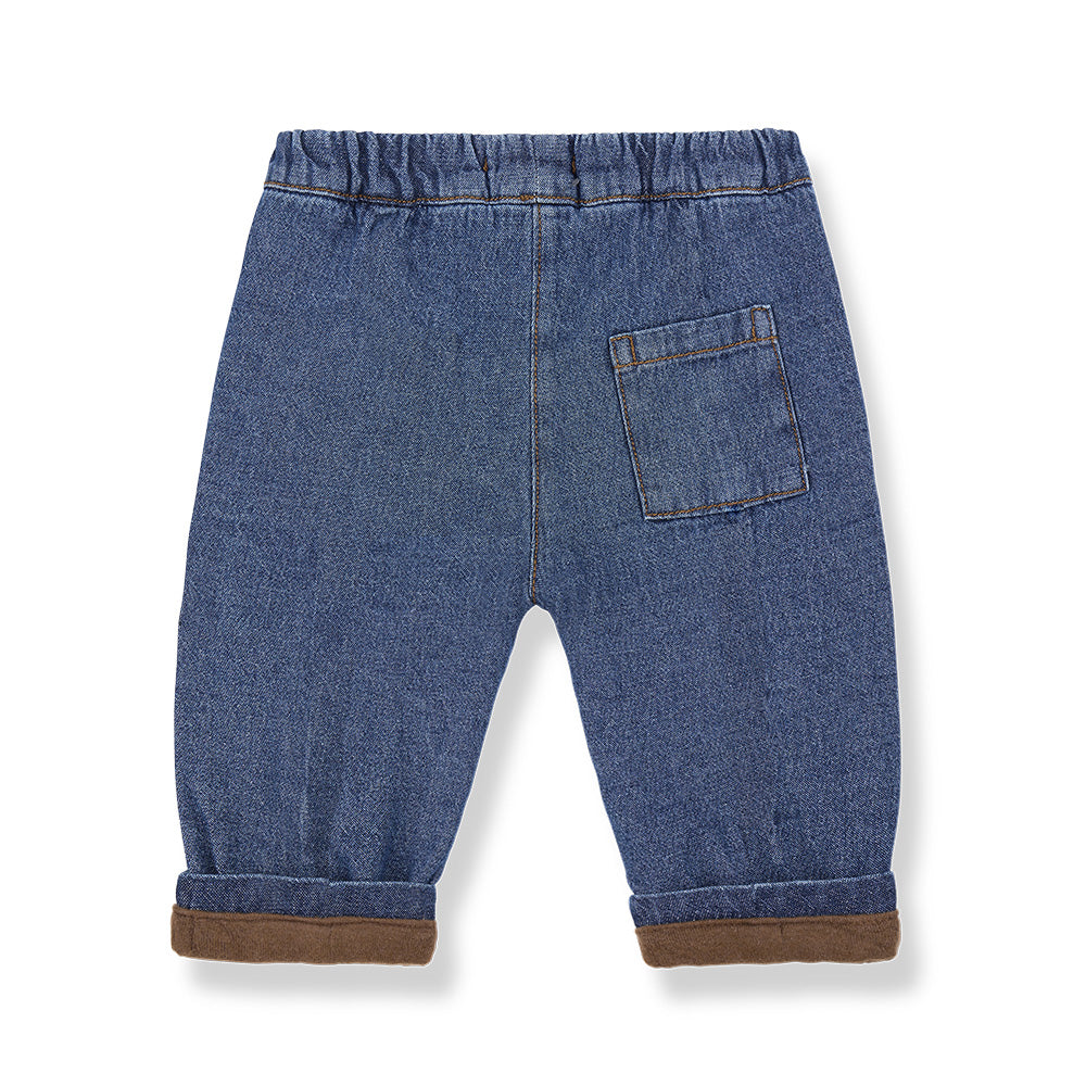 1+ In The Family Baby And Child William Pants Denim Blue