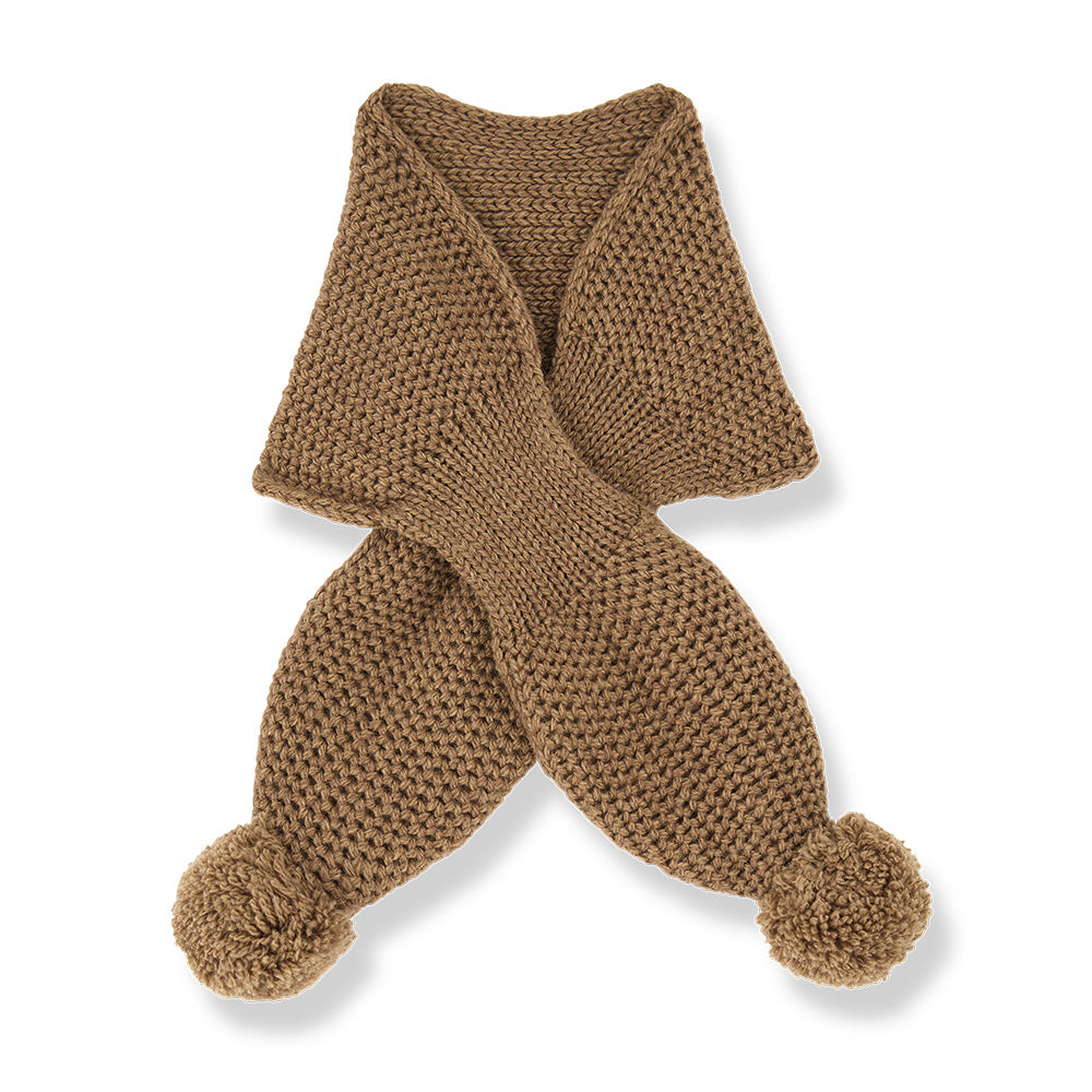 1+ In The Family Baby Bruna Scarf Caramel Brown
