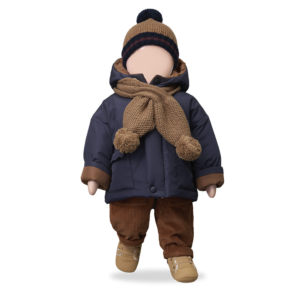 1+ In The Family Baby Bruna Scarf Caramel Brown