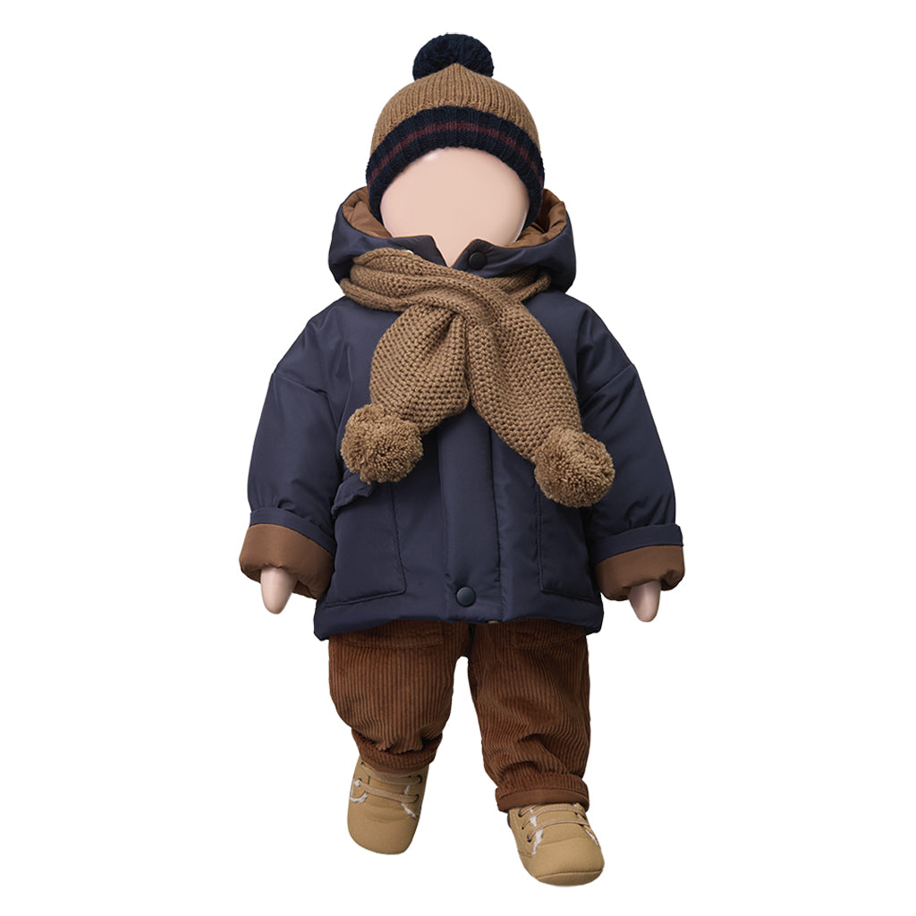 1+ In The Family Baby Bruna Scarf Caramel Brown