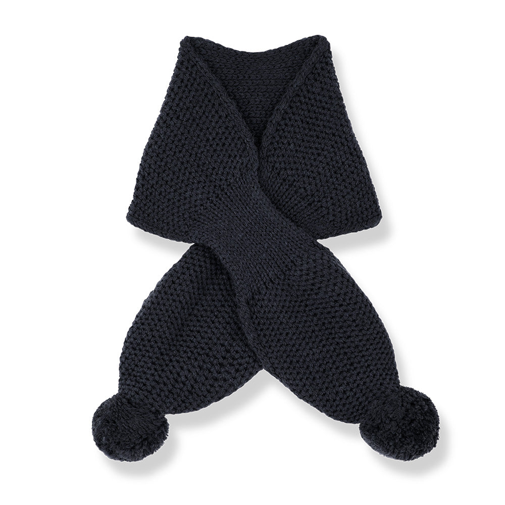 1+ In The Family Baby Bruna Scarf Dark Navy Blue