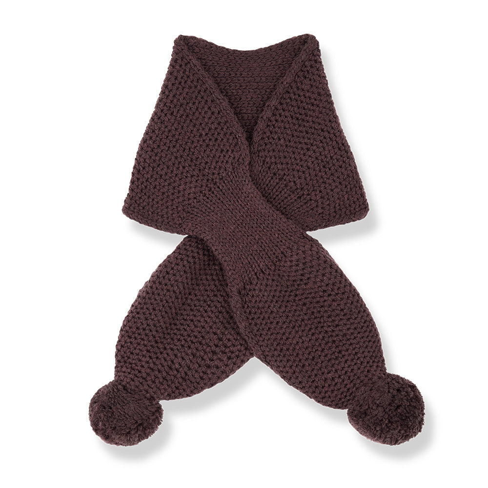 1+ In The Family Baby Bruna Scarf Melanzana Red