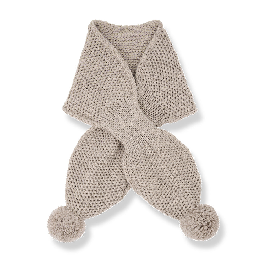 1+ In The Family Baby Bruna Scarf Tortora Beige