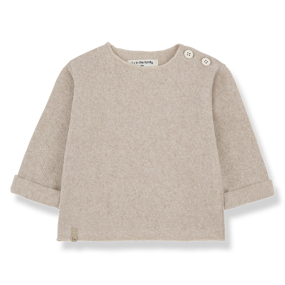 1+ In The Family Baby Chapin T-shirt Beige