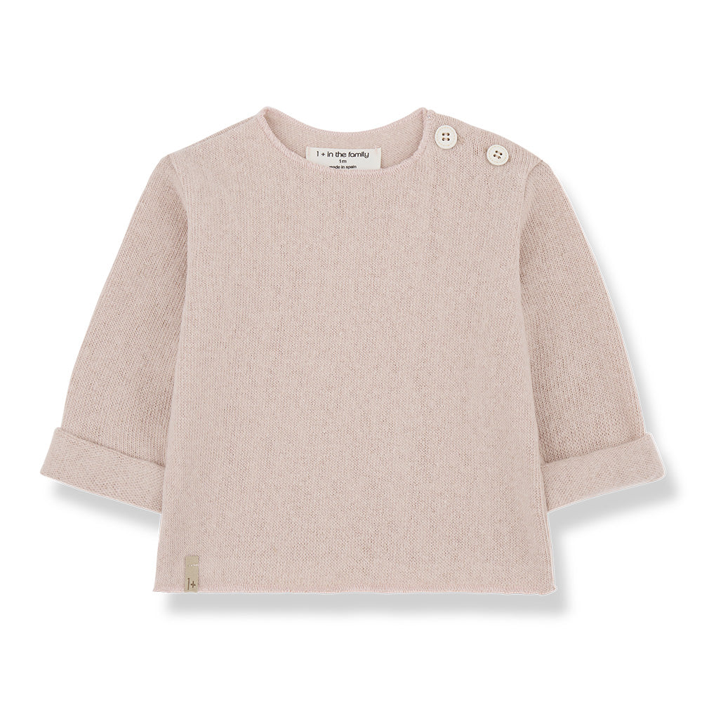 1+ In The Family Baby Chapin T-shirt Light Pink