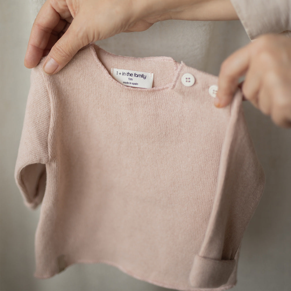 1+ In The Family Baby Chapin T-shirt Light Pink