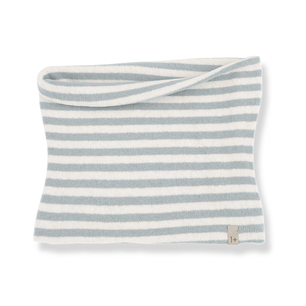 1+ In The Family Baby Eli Scarf Nuvola Blue Stripes