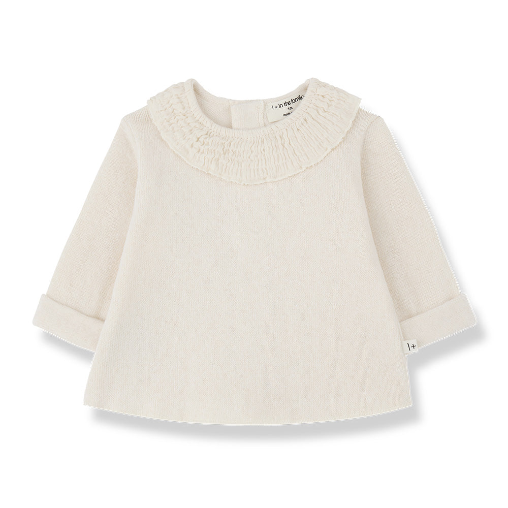1+ In The Family Baby Erola Blouse Ecru Cream
