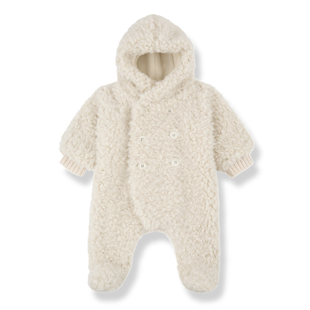 1+ In The Family Baby Floriane Polar Jumpsuit Ecru Cream