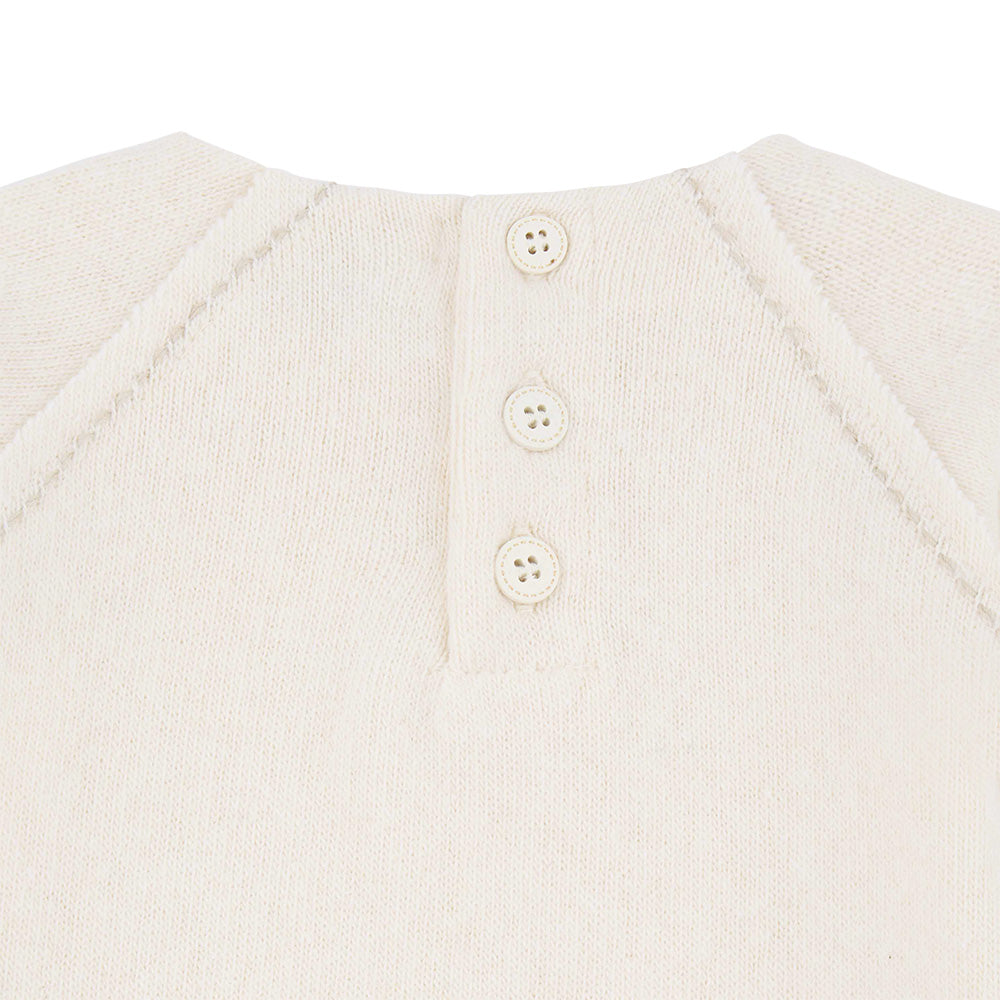 1+ In The Family Baby Georges Jumpsuit Ecru Cream