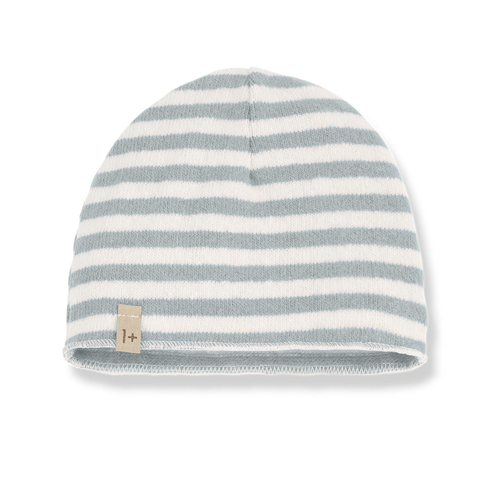 1+ In The Family Baby Honore Hat Nuvola Blue Stripes