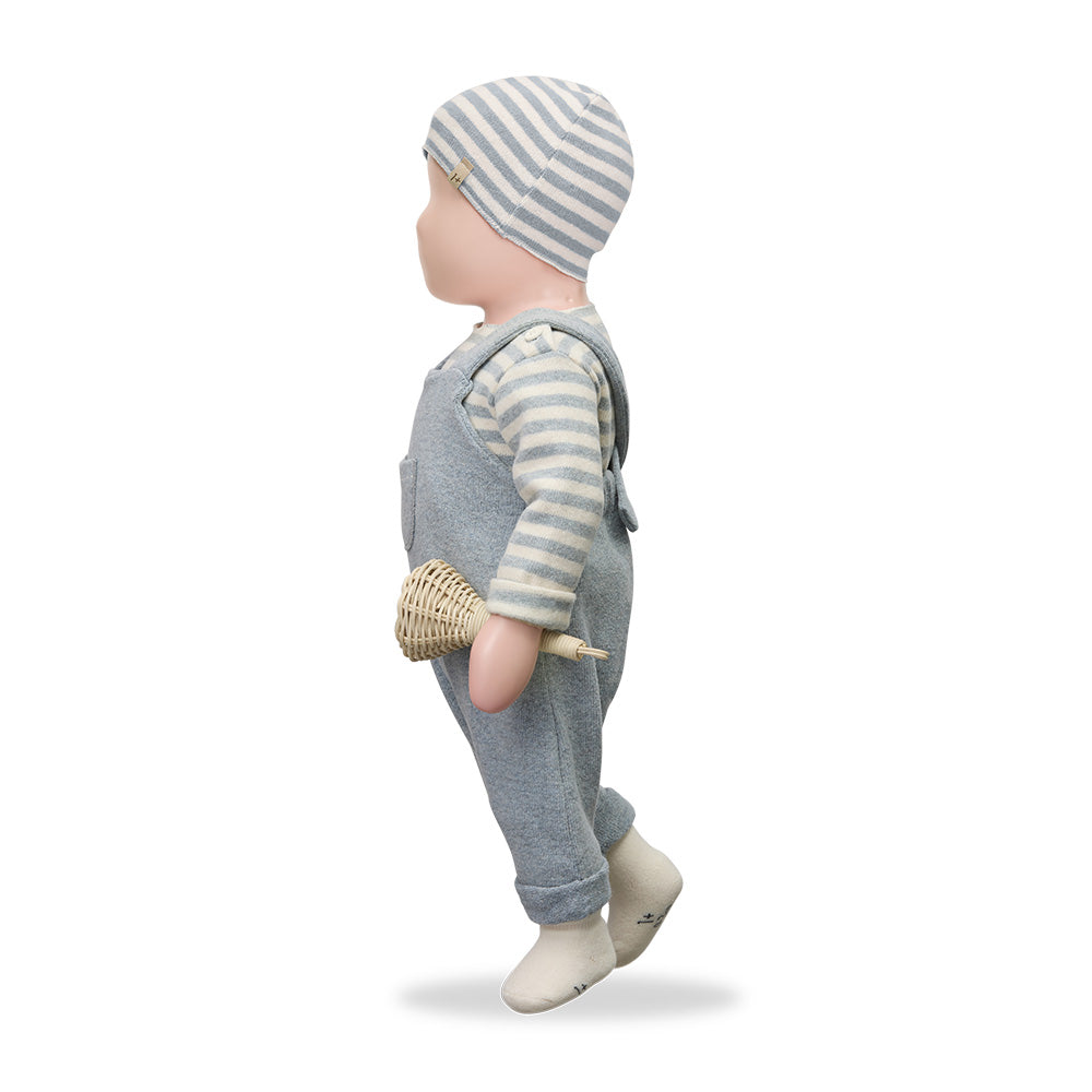 1+ In The Family Baby Honore Hat Nuvola Blue Stripes
