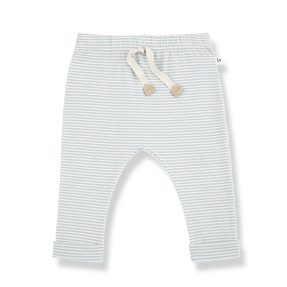 1+ In The Family Baby Hugo Pants Nuvola Blue Stripes