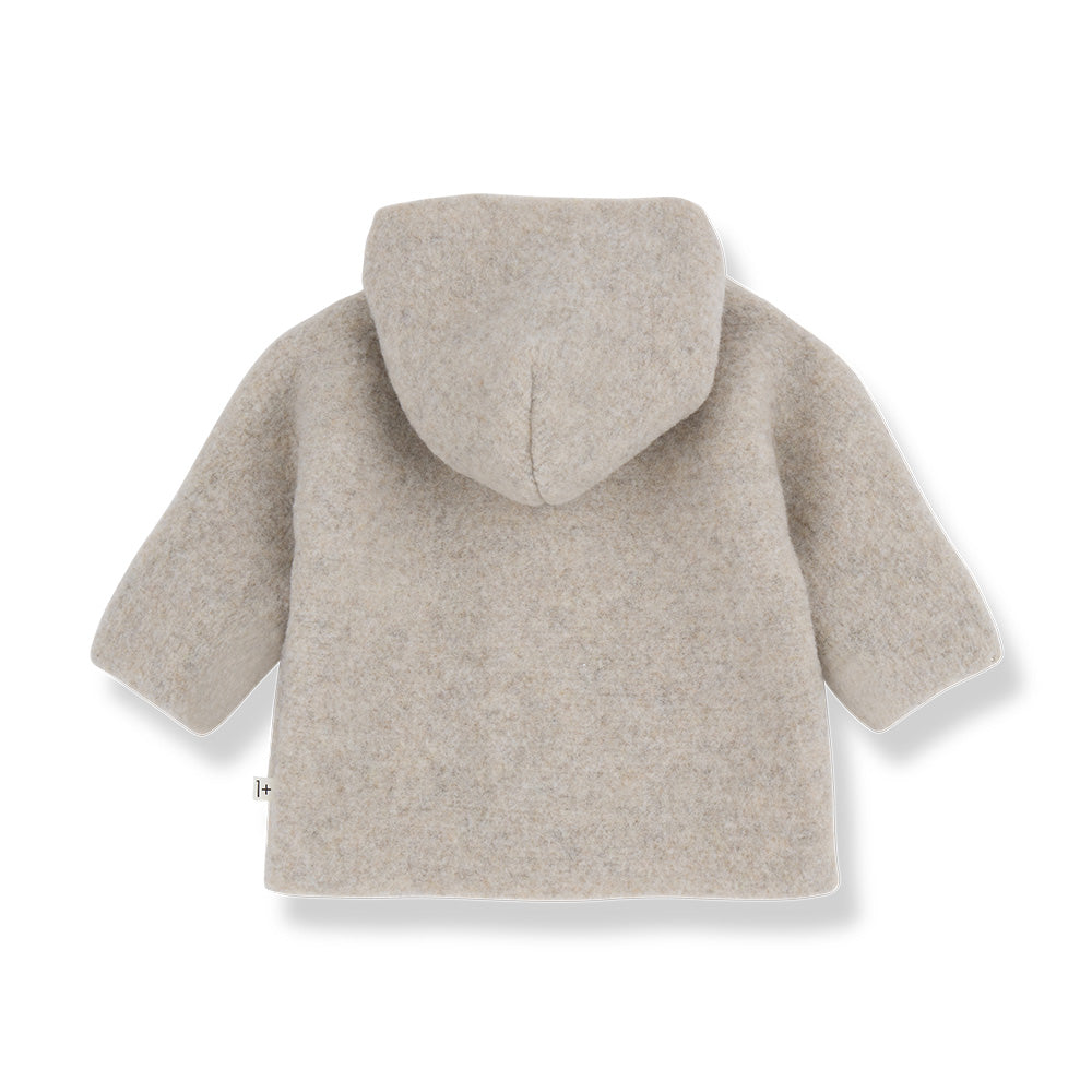 1+ In The Family Baby Jannick Hooded Jacket Beige